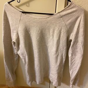 Over the shoulder sweater